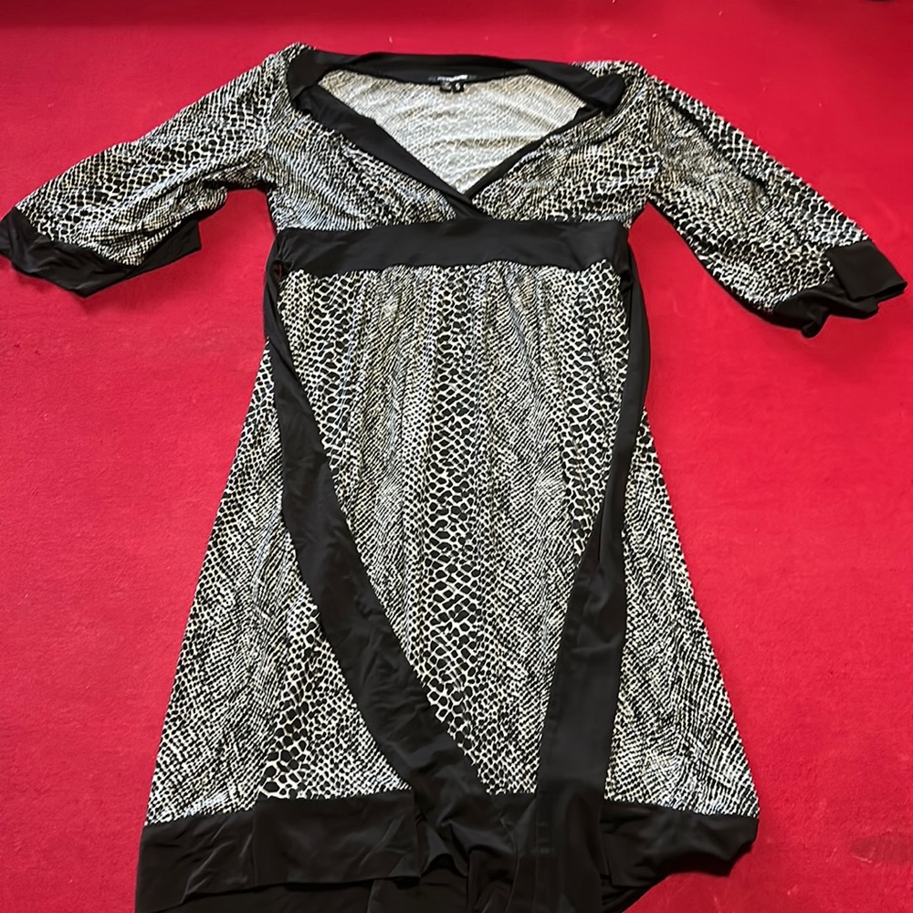 Black and White Teacher Dress